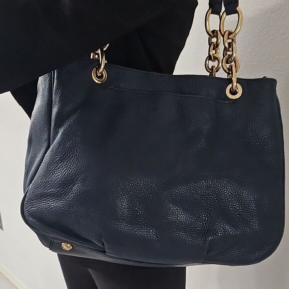 Michael Kors Navy Blue Shoulder Bag - Picture 9 of 13